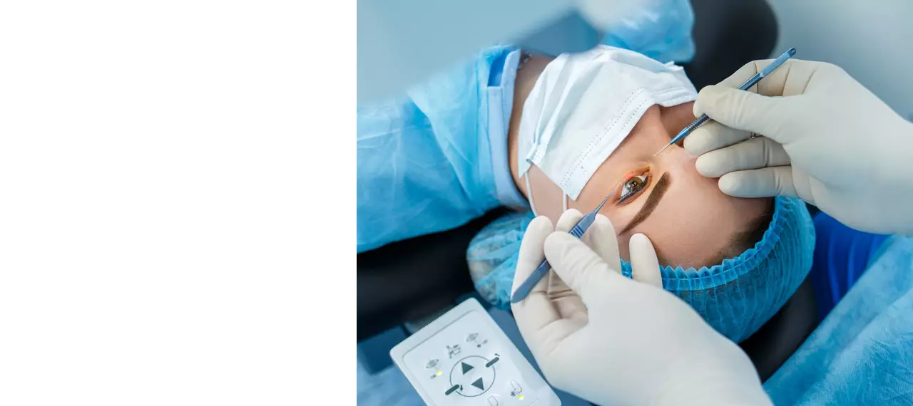 Устранение заворота и выворота век